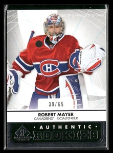 2012-13 SP Juego Edición Usada - Auténticos Novatos Robert Mayer #131/65 (RC) - Imagen 1 de 2