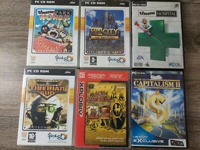 Theme Hospital  PC Games , Sim City, Theme Park, + Others Empires, Joblot A3 - Image 1 of 4