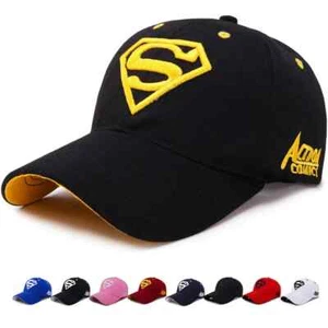 Nueva Gorra Letra Superman Informal Exterior Gorras de Béisbol para Hombres Sombreros Mujeres Snapback - Imagen 1 de 33