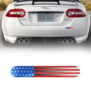 New 6" x 1" 3D American Flag Emblem Metal Sticker Badge Decal Decor Cars Trucks - Picture 1 of 18