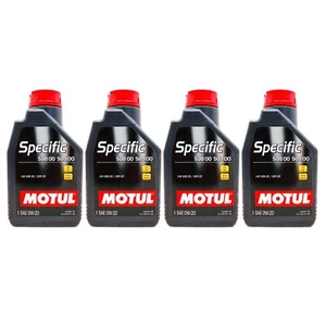 MOTUL SPECIFIC 0W20 olio motore AUDI SKODA SEAT VW 508 00 509 00 4 LITRI 04MO65 - Foto 1 di 7