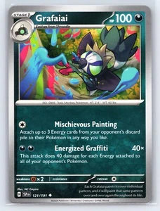 SV08: Surging Sparks #121/191 Grafaiai Non-Holo Uncommon Pokemon NM/Mint - Picture 1 of 2