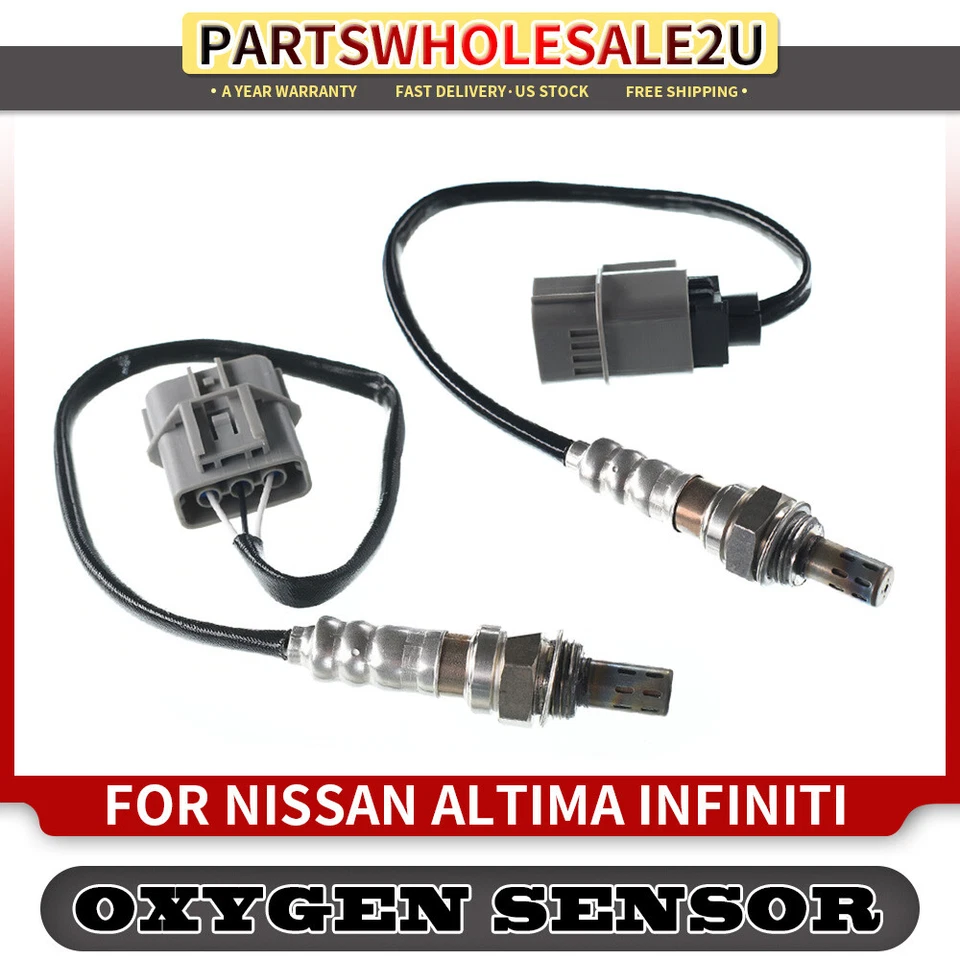 2x Sensor de oxígeno O2 para Infiniti G20 2000-2001 L4 2,0 L Nissan Altima 2000 2,4 L Foto 1 de 4