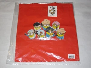 Bolso de Mano BTS x Despicable Me 4 Minions Group Naranja ¡NUEVO! 15,5" x 14" - Imagen 1 de 3