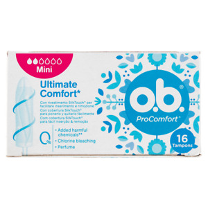 6x OB Pro Comfort Silk Touch - 16 tampons pour sous-vêtements Comfort Mini...
