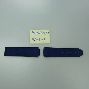 Hublot Watch Strap, Gummy Blue Crocodile / Rubber - Picture 1 of 3