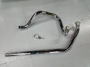 Tubos de escape True Duals Independent Head Harley FLH Shovelhead 70-1984 4 velocidades - Imagen 1 de 3