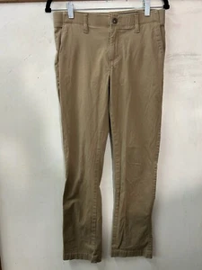Lee Pants Xtreme Comfort Boys Size 16 Khaki Tan Pants School City Classic Prep - Picture 1 of 12