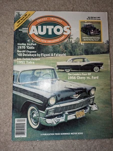 magazine car auto art 1970 barracuda 1951 tatra 1956 ford chevy 1954 harvey 1948 - Foto 1 di 9