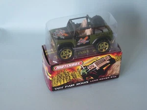 Matchbox Land Rover 90 SVX 2005 Toy Fair Issue Rare Solid Wheels Gold Hubs - Picture 1 of 2