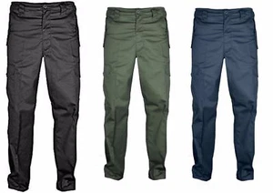 KENTEX Herren Cargo Combat Einfache Hose strapazierfähiges Bein 27 29 31 BIS 60 TAILLE - Bild 1 von 7
