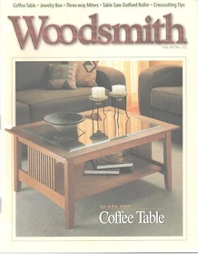 Woodsmith Magazine August 1997 Glass Top Coffee Table - Picture 1 of 1