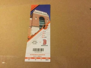 ORIOLES~2019 BIGLIETTO STUB 5/7/19 VS RED SOX~J.D. Martinez HR #200 - Foto 1 di 1