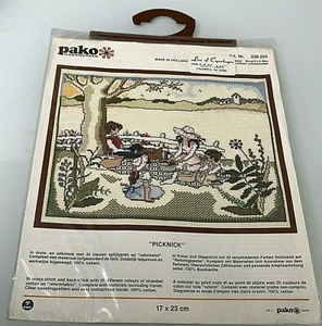 Pako Handwerken Picknick Cross Stitch Kit 228.225 Brand New in Package - Picture 1 of 3