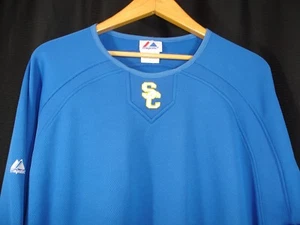 University Of Southern California Mens L Blue Long Sleeve Crew Neck Sweater - Picture 1 of 7