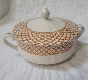 Vintage Ironstone Buttercup Federalist Serving Bowl/POT w/LID 4239 Japan - Picture 1 of 8