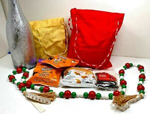 Gift Bags with Handles Multi Color Fancy Flavor Bags Christmas bag 7"  24 pcs