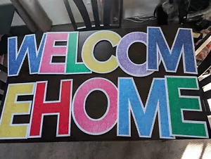 Yerliker 14 Pcs Welcome Home Yard Sign with Stakes LED Light 12.6" - Picture 1 of 8