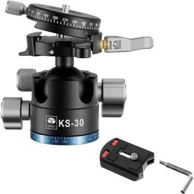 Sirui KS-30 Low Gravity QR Ball Head with Panning Arca-Type Plate - Image 1 of 4