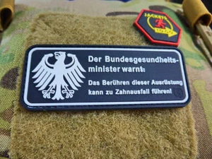 Finger weg von meiner Gear Patch, limited edition / 3D Rubber Patch - Bild 1 von 5