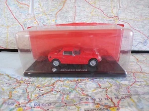 RENAULT 4 Sovam Rouge IXO pour Hachette 1/43 sur socle - Imagen 1 de 2