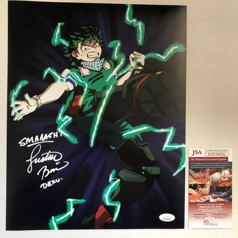 Justin Briner Signed Autographed 11x14 Photo DEKU My Hero Academia JSA COA 5 Cover