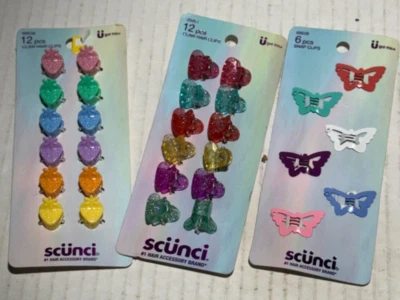3 PACK - Scunci No-Slip Grip Hair Clips  (30 Clips Total) Assorted Colors - Image 1 of 4