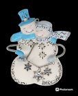 2006 AGC American Greetings Christmas Ornament Grandparents as Snowman CL12
