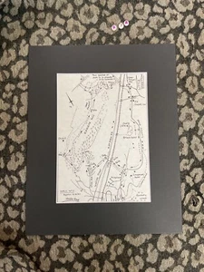 Genuine Vintage Mounted Map , Walking , Hiking , CHURCH STRETTON AREA - Picture 1 of 4