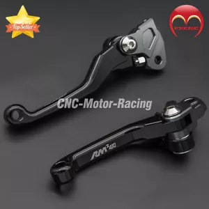 For Suzuki RMZ450 RMZ 450 2005-2021 2022 CNC Black Dirt Bike Brake Clutch Levers - Picture 1 of 9
