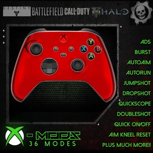 XBOX ONE SERIES RAPID FIRE CONTROLLER - CARNAGE MOD 2.0 - CHROME RED - Picture 1 of 7