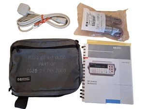 HP 34401A Multimeter Zubehörset inkl. Messleitungen & Bedienungsanleitung im Etui - Bild 1 von 7