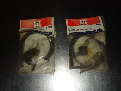 2) Nuevo cable bobina de plomo de encendido GM Delco 6293970 universal Chevrolet Chevy NOS Foto 1 de 2