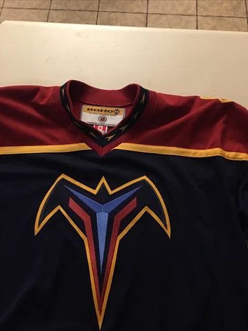 Rare Blue Koho Atlanta Thrashers Hockey Jersey Men's Size XL Large Cover