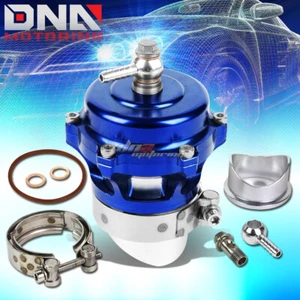 50MM ALUMINUM BLUE TURBO TURBOCHARGER 360 VENT BOV BLOW OFF VALVE 35 PSI BOOST - Bild 1 von 5