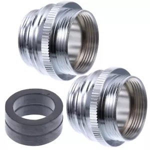 2pcs Adattatore Rubinetto 22mm a 3/4 Pollici/24mm Lavello Giardino Tubo Adattatore - Foto 1 di 12