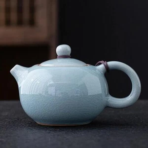 Pentola da tè in ceramica moderna 200 M caffè multicolore solido facile da riempire arredamento rotondo - Foto 1 di 26