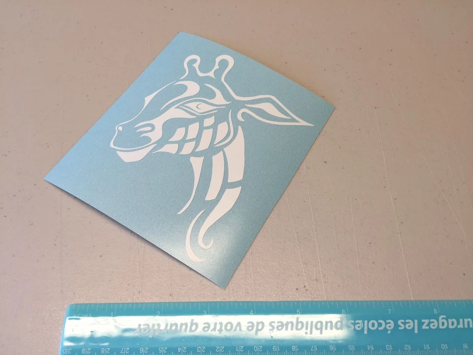 Pegatina Jirafa Tribal Animal de la Selva Vinilo Calcomanía Color a Elegir Foto 1 de 1