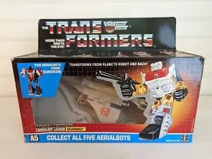1986 Hasbro G1 Transformers SILVERBOLT Complete In Original Box and Inserts - Picture 1 of 12