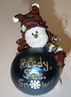 Boyds Bears And Friends Naughty &Nice Christmas Ornament Placecard Holder 2004