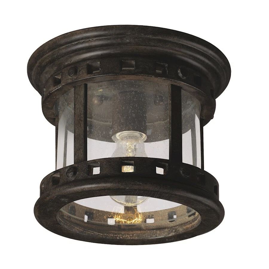 Maxim Santa Barbara Cast 1-Light Outdoor Ceiling Mount Sienna-3130CDSE - Image 1 of 1