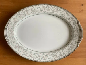 NORITAKE JAPAN 5767 OXFORD DESIGN - LARGE SERVING PLATE / PLATTER - Picture 1 of 3
