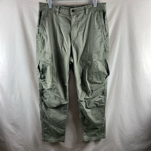 Herren H&M Stretch Cargo Combat Hose W36 L30 36S 36x30 Khaki Stretch Utility - Bild 1 von 9