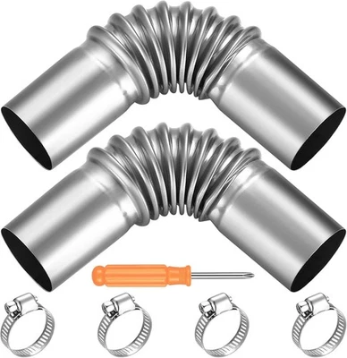 2 STK Standheizung Abgasrohr Winkelverbinder, 25mm Abgasschlauch für - Bild 1 von 4