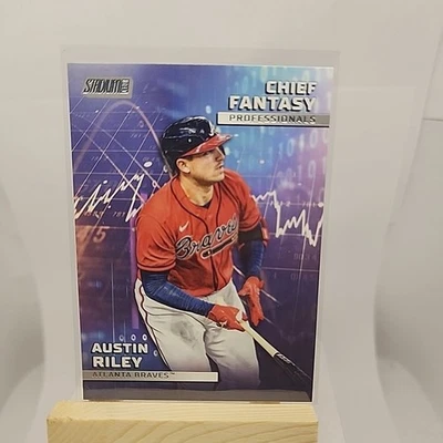 2023 Topps Stadium Club - Chief Fantasy Professionals Austin Riley #CFPRO-12 - Image 1 of 2