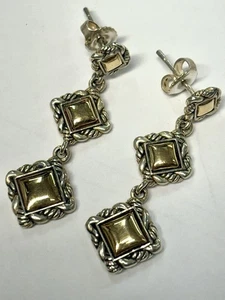 Jai John Hardy Ohrhänger Sterlingsilber und 14 Karat Gold - Bild 1 von 7