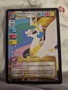 My Little Pony CCG Princess Celestia High Noon Ultra Rare MLP CCG #138 UR - Picture 1 of 2