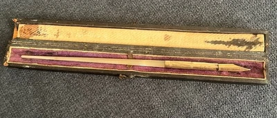 Pluma de inmersión MABIE TODD & CO NEW YORK madreperla oro 14K nueva en caja Foto 1 de 4