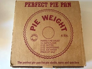 Brique Ware Pie Weight Terracota Pottery 4 lb  Scalloped For Perfect Pie Crust - Picture 1 of 4