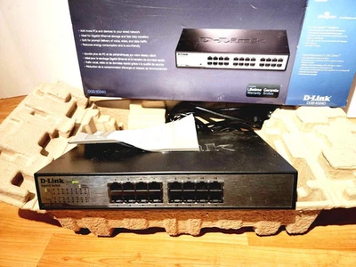 D-LINK DGS-1016D 16-PORT GIGABIT ETHERNET SWITCH DESKTOP UNMANAGED PLUG & PLAY - Image 1 of 4